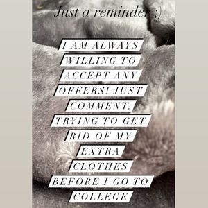 Important reminder!!